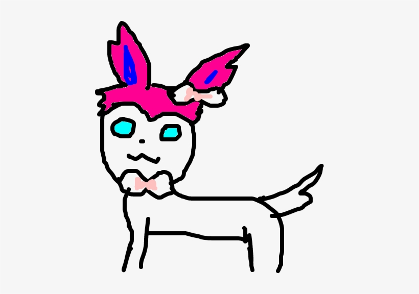 Sylveon - Drawing, transparent png