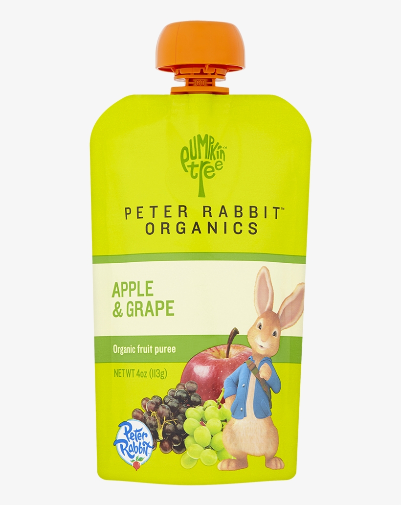 Peter Rabbit Organics Apple And Grape 100% Pure Fruit - Pumpkin Tree Peter Rabbit Organics - Organic Apple, transparent png