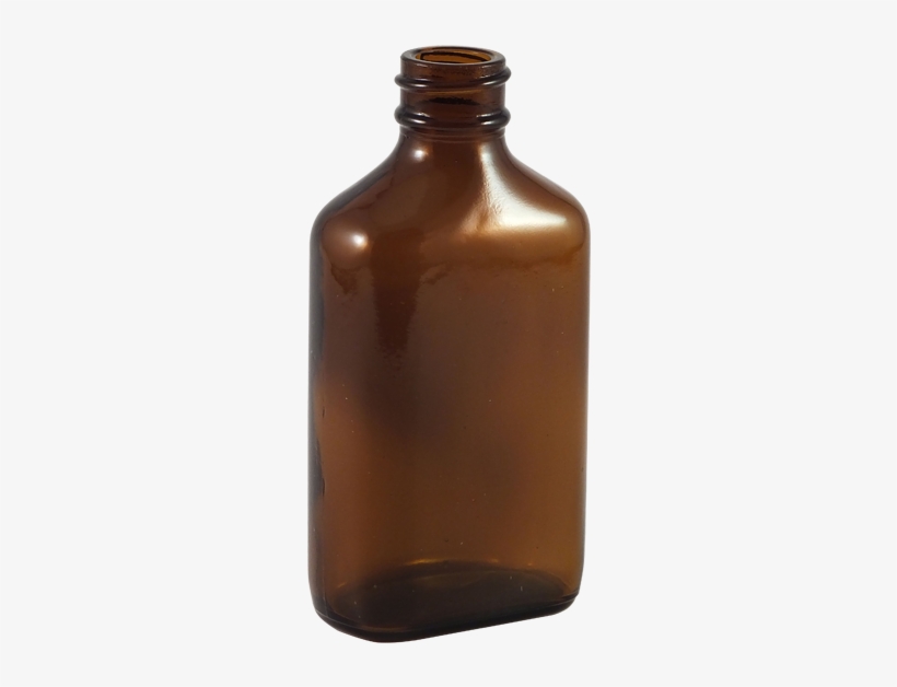 2 Oz Amber Glass Century Oval Bottle - Amber Glass Bottle Frosted, transparent png