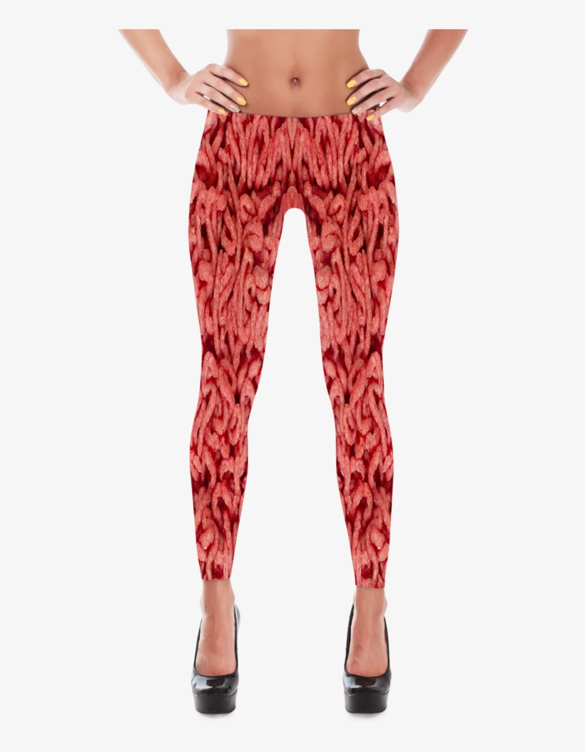 Ground Beef Leggings - Beauty And The Beast Stained Glass Leggings, transparent png