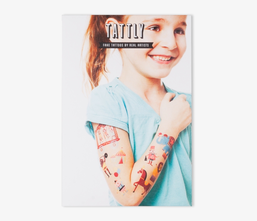 Circus Set - Tattly Temporary Tattoos Circus Set 1 Ounce, transparent png
