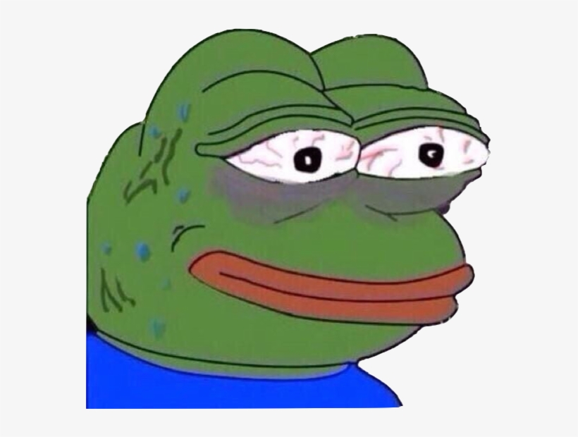 Strained Pepe - You Re Two Strokes From Busting, transparent png