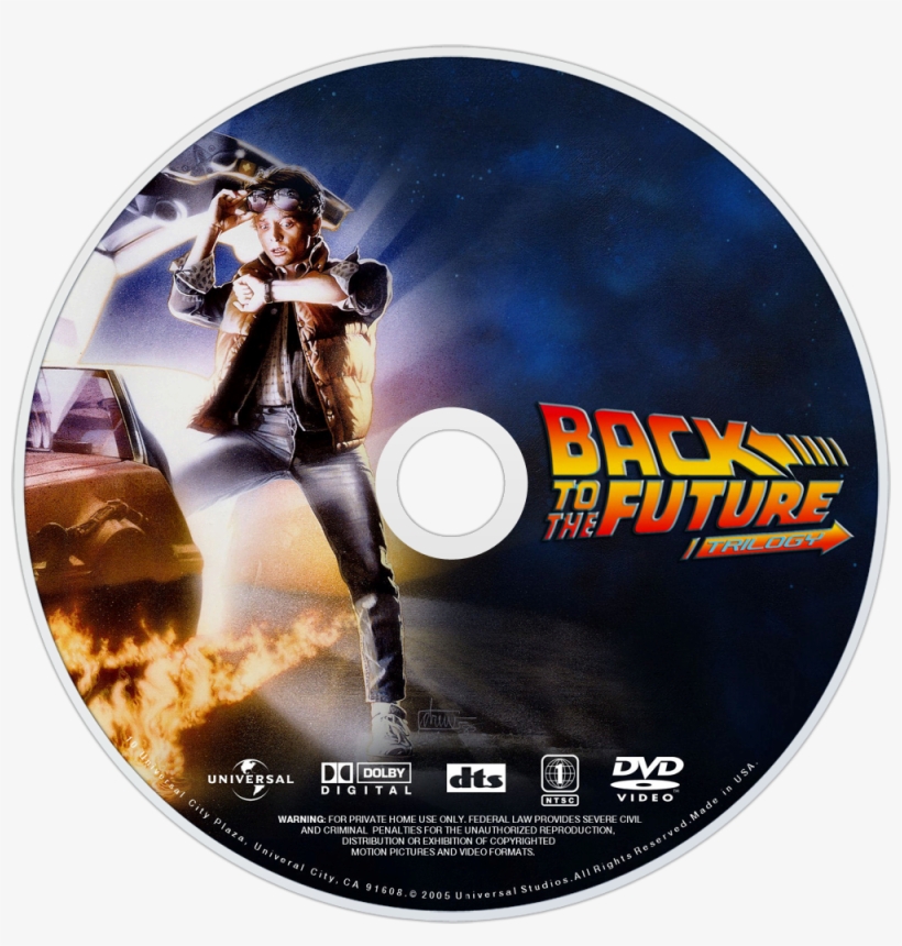 Back To The Future Dvd Disc Image - Back To The Future 1985 Soundtrack, transparent png