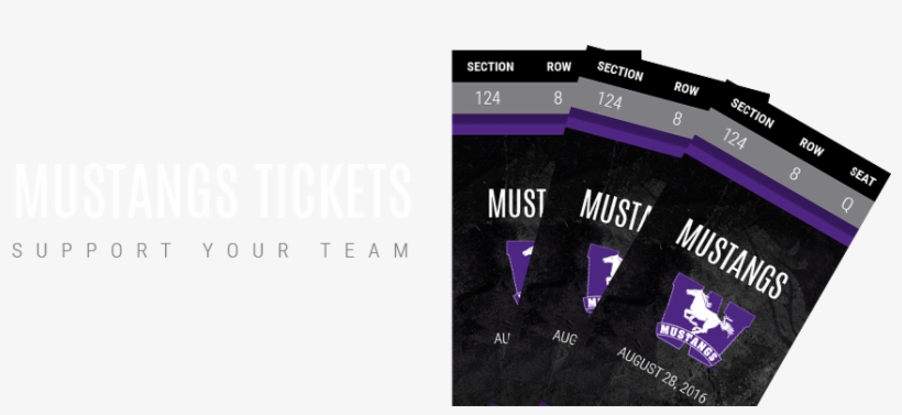 Mustangs Tickets - Mustangs Uwo, transparent png