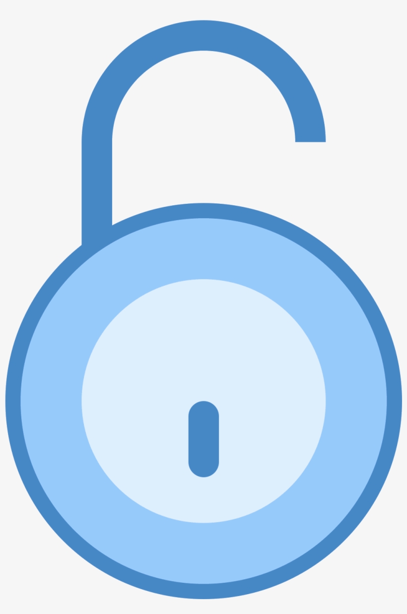 It's An Icon Of A Lock - Circle, transparent png