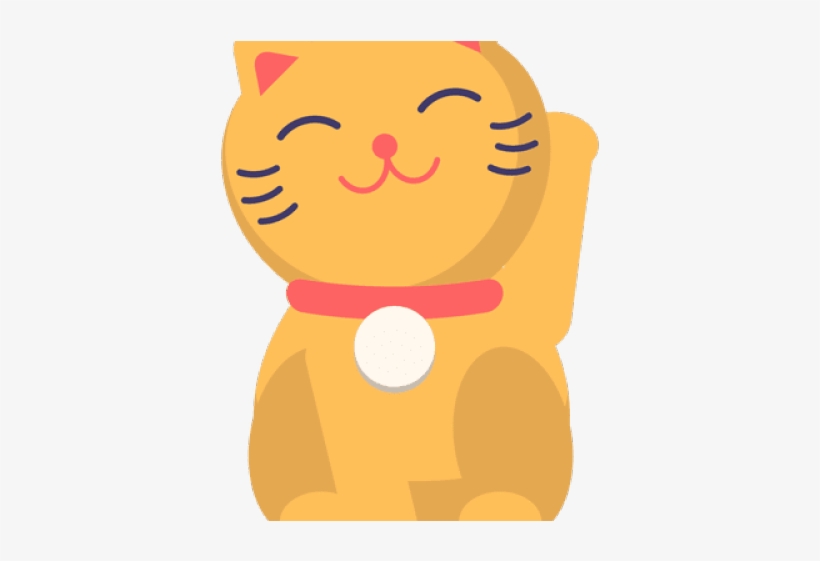 Maneki Neko Clipart Transparent - Maneki-neko, transparent png