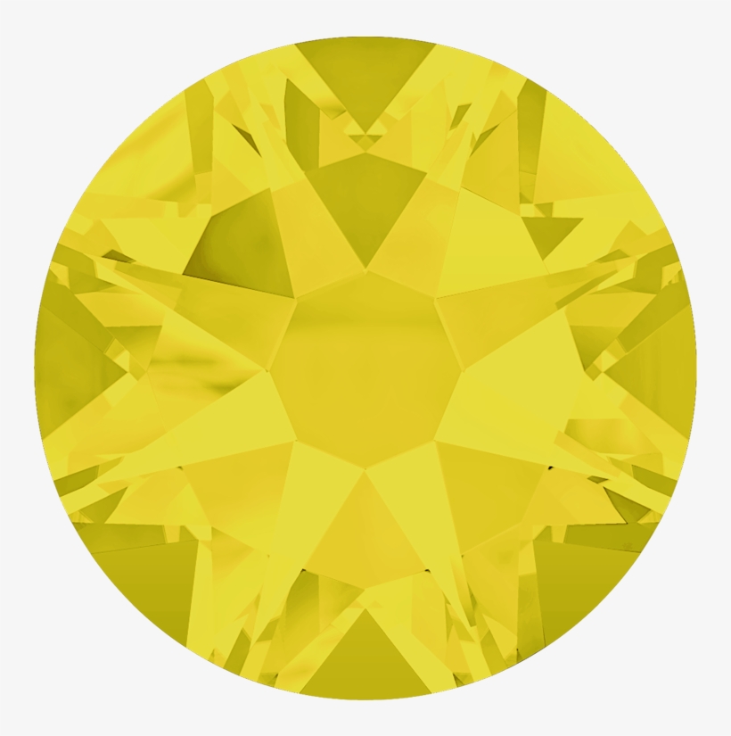 Swarovski 2088 Xirius Flatback Rhinestones Ss20 Yellow - Swarovski Citrine, transparent png