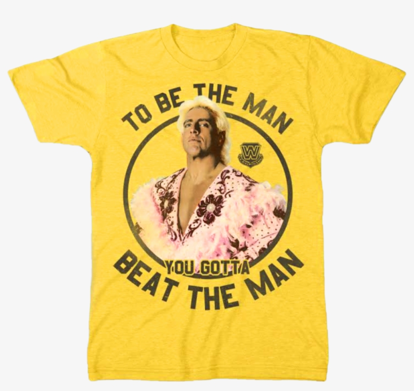 Beat The Man Ric Flair Shirt Wrestling Shirts Png Vintage - Ric Flair T Shirt, transparent png