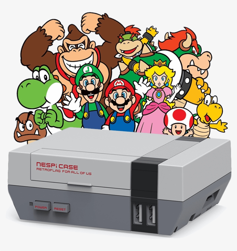 Rupture De Stock - Nespi Enclosure In Nes Design For Raspberry Pi Model, transparent png