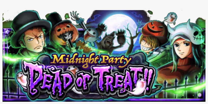 Dead Or Treat Midnight Party Banner One Piece Treasure Cruise