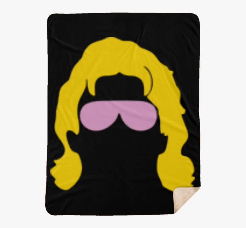 Large Flair Silhouette Sherpa Blanket - Ric Flair Clipart, transparent png