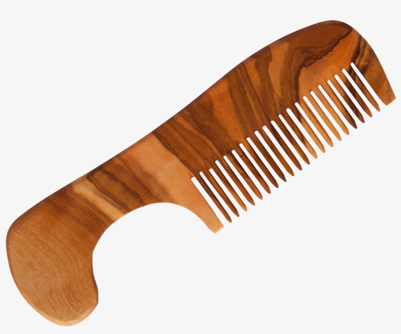 Olive Wood Comb 01 V=1518143580 - Brush, transparent png