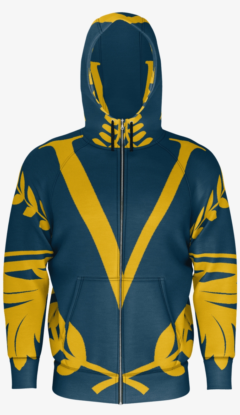 Gold Shield Navy Sweatshirt - Hoodie, transparent png