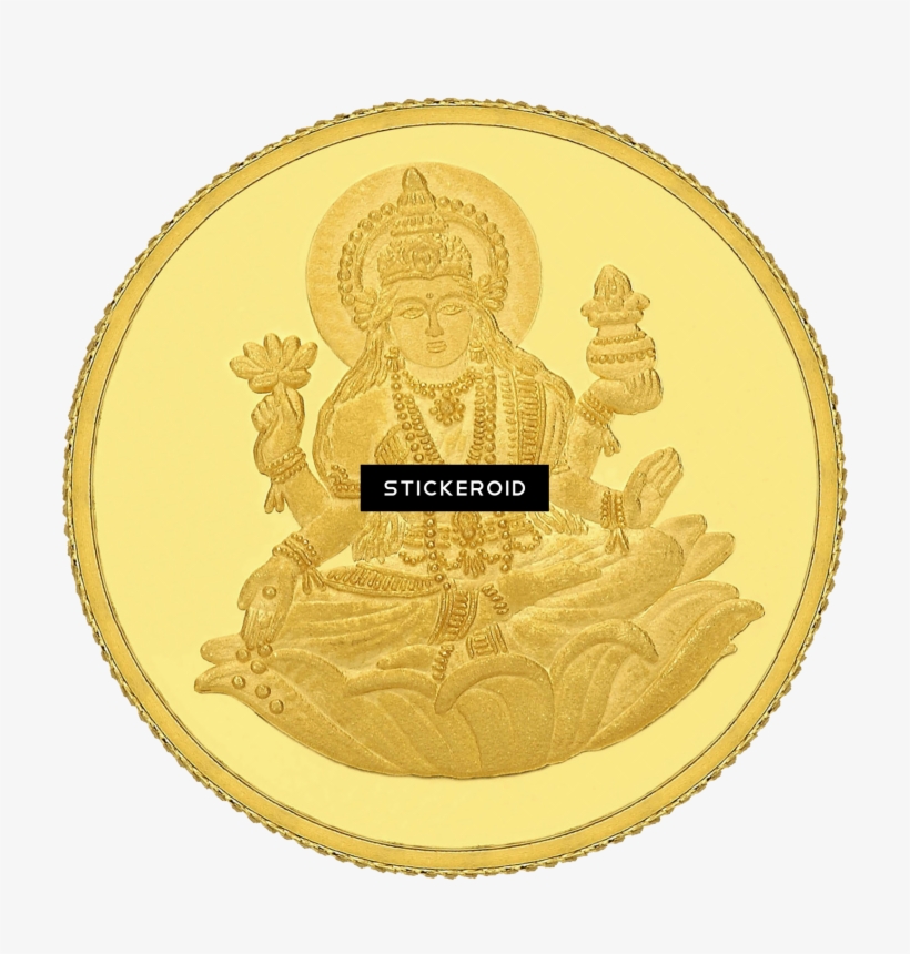 Lakshmi Gold Coin Coins - Silver Coin, transparent png
