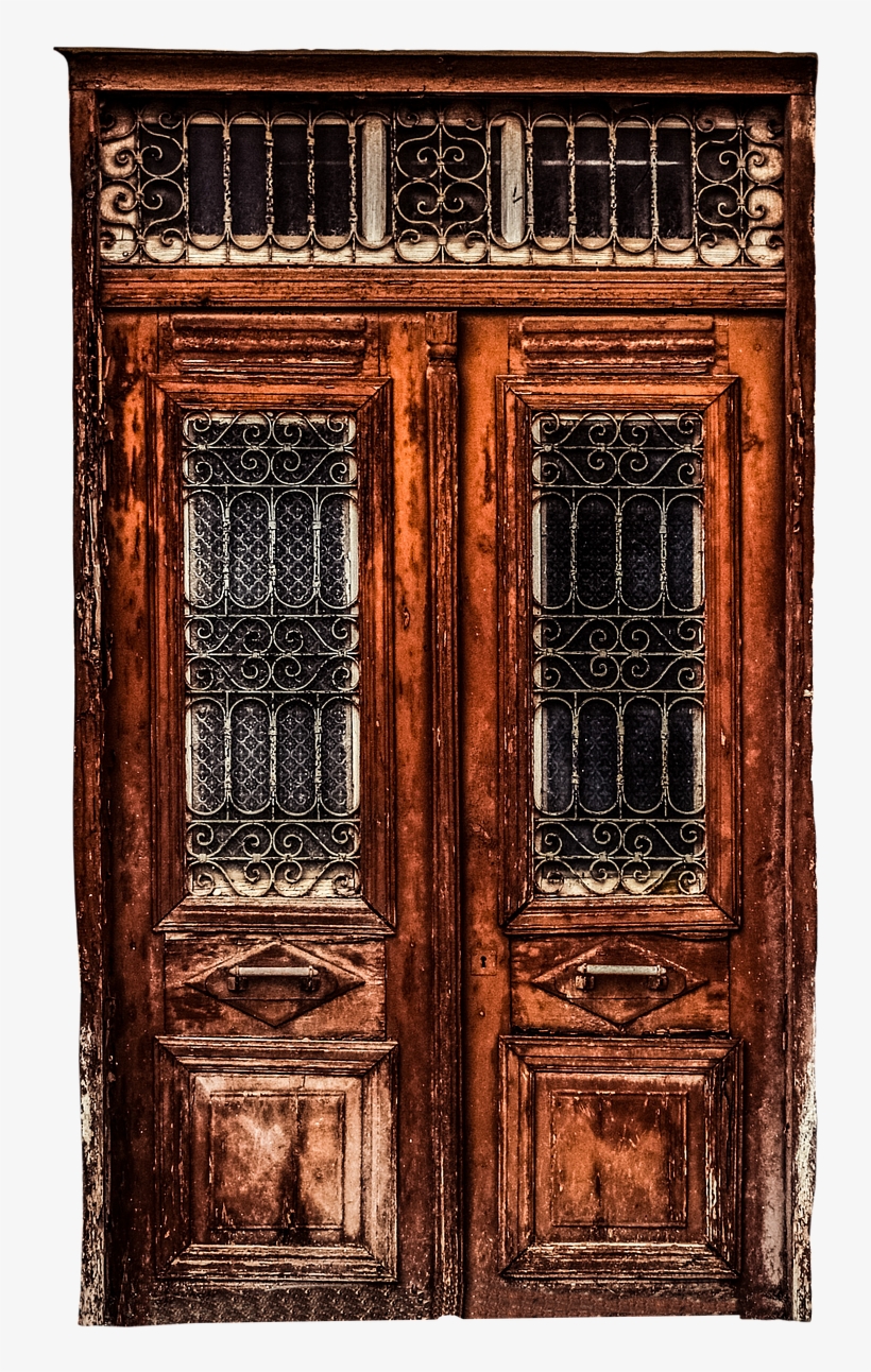 House Entrance Wood Input Admiration - Old Wooden Door Png, transparent png