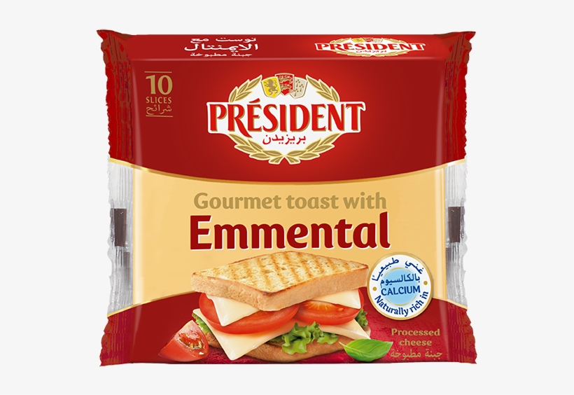 President Toast With Emmental 10 Slices President Toast (emmental