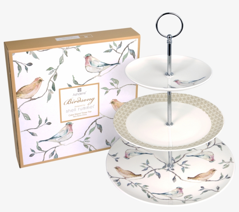Ashdene Birdsong 3 Tier Cake Stand - Birdsong By Ashdene - Birdsong Cake Stand, transparent png