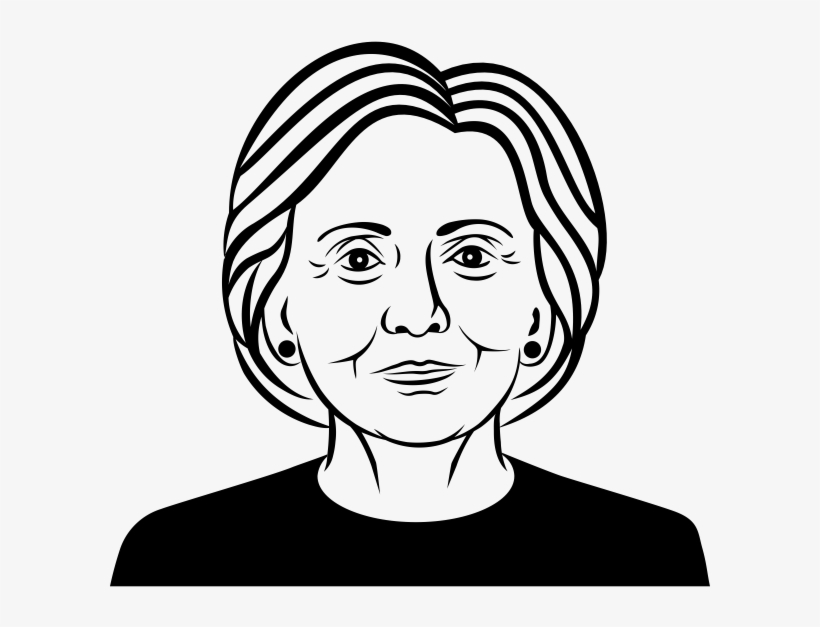 Hillary Drawing Tough Choice Clip Freeuse Library - Hillary Clinton Drawing Easy, transparent png