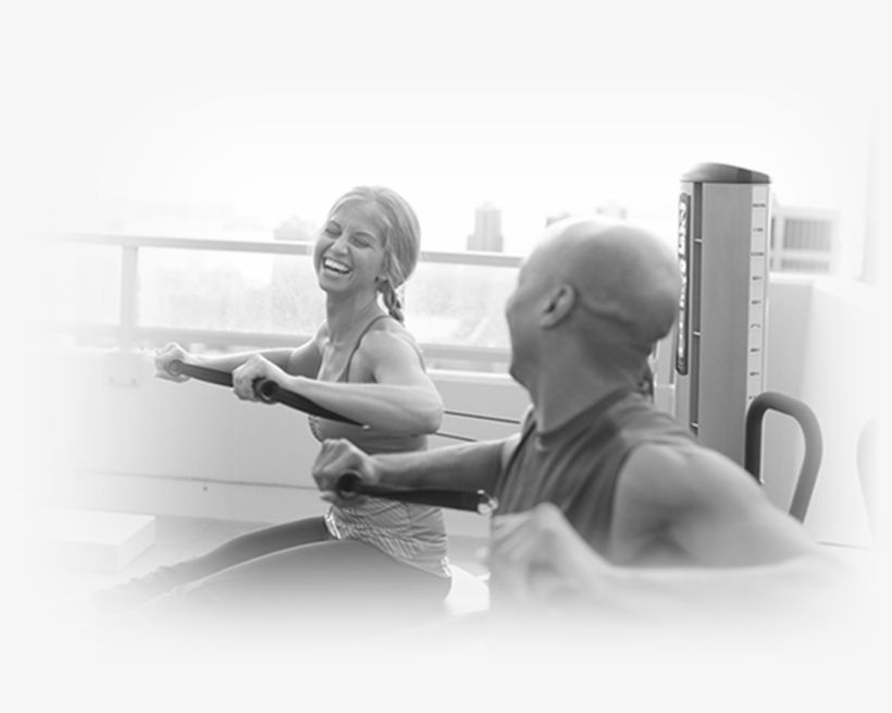 Visit Total Gym > - Monochrome, transparent png