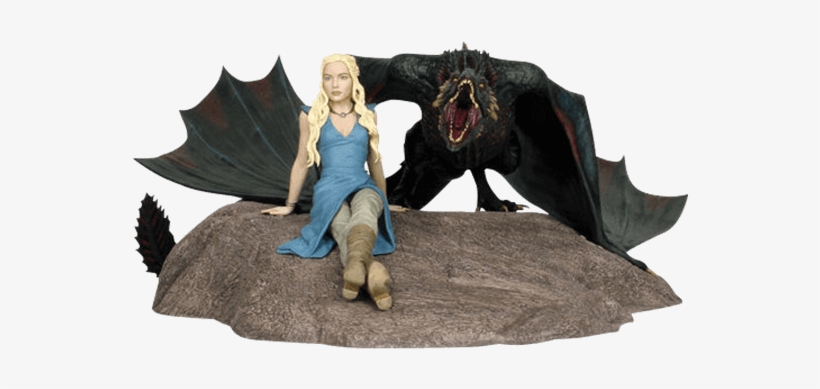 Daenerys And Drogon Limited Edition Statue - Game Of Thrones - Daenerys & Drogon Statue, transparent png