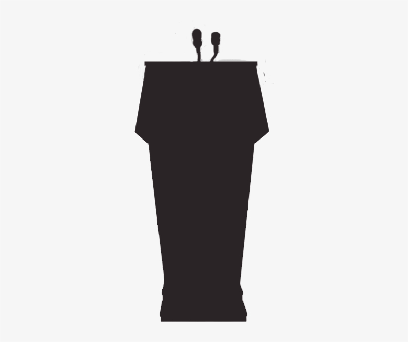 Presidents' Podium - Silhouette, transparent png