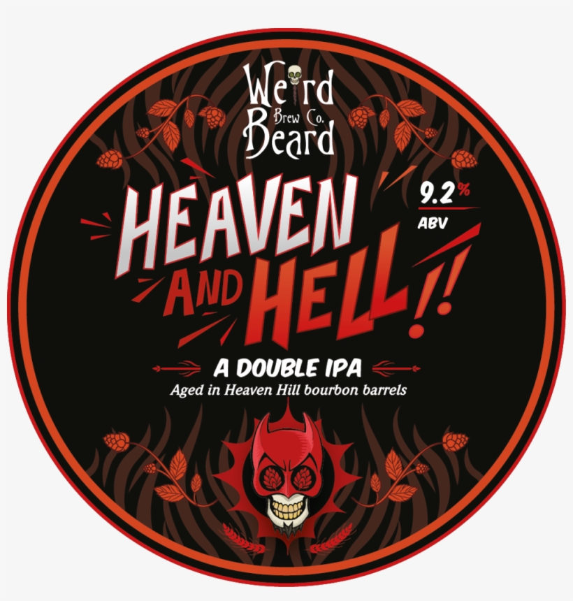 Heaven & Hell Keg Preview-01 - Weird Beard Decadence Stout, transparent png