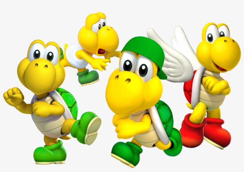 #bowser #characetrs #gaming #luigi #mario #nintendo - Koopa Troopa, transparent png