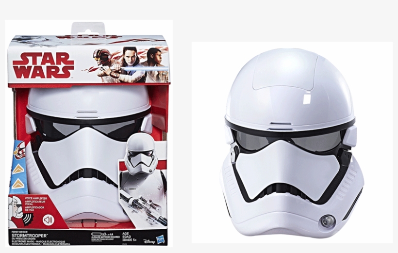 The Last Jedi Electronic Mask - Star Wars The Last Jedi Stormtrooper Mask, transparent png