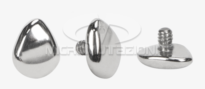 Premium Titanium Internally Threaded Teardrop Balls - Jewellery, transparent png