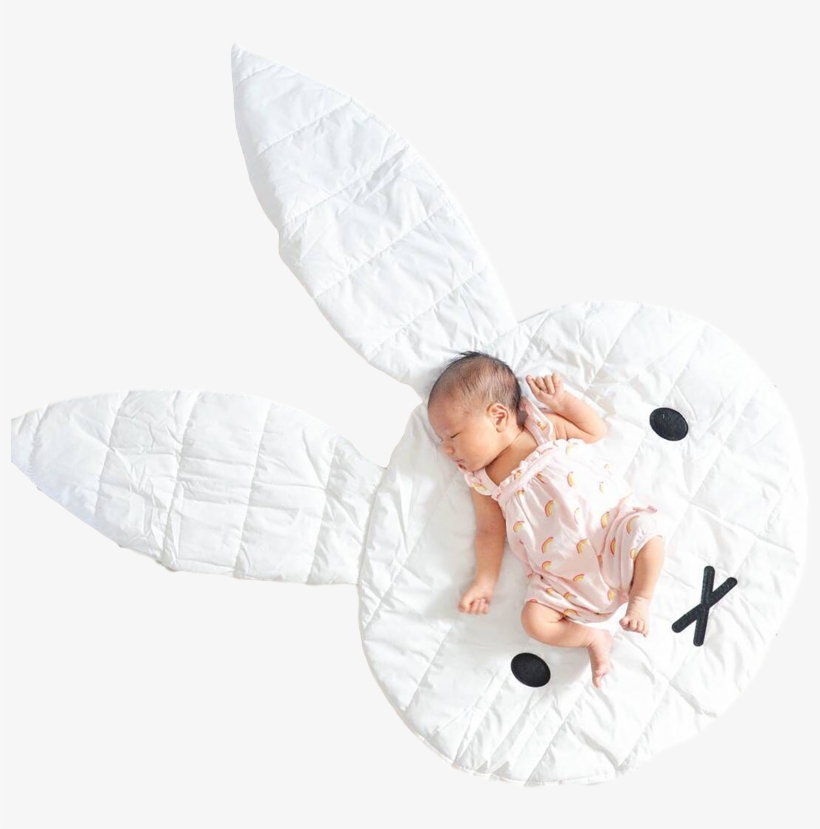 Cute Bunny Baby Mattress - Infant, transparent png