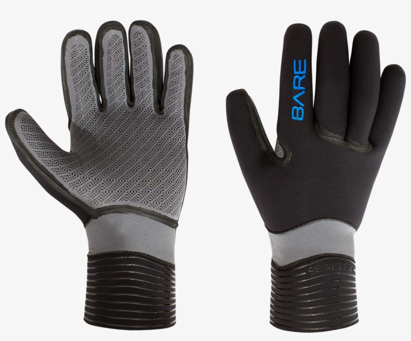 5mm Sealtek Glove Bl - Bare Gloves, transparent png