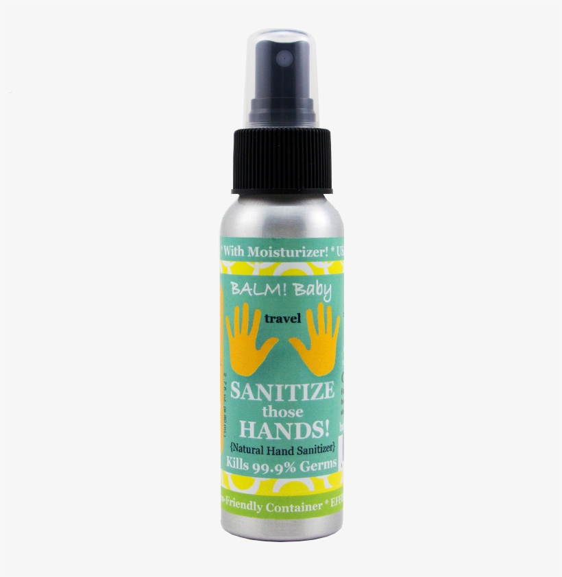 Loading Zoom - Balm! Baby - Taylor's Sanitize Those Hands Natural, transparent png