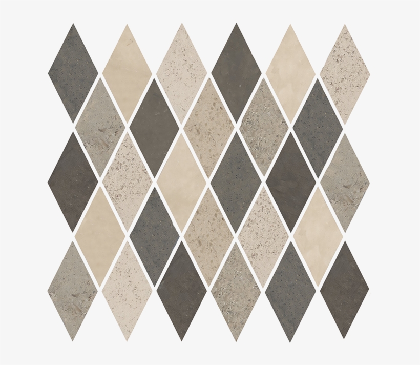 Bottega™ Azul Crème Blend 2x4" Rhombus, Stock Sample - Tile, transparent png