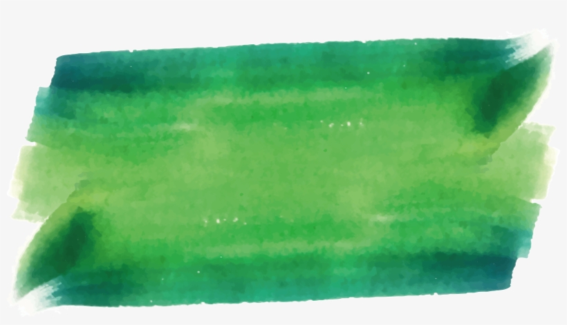 Emerald Green Background - Watercolor Painting, transparent png