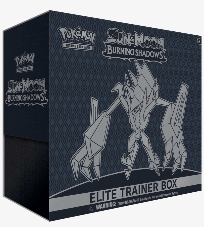 Pokemon - Pokemon Burning Shadows Elite Trainer Box, transparent png