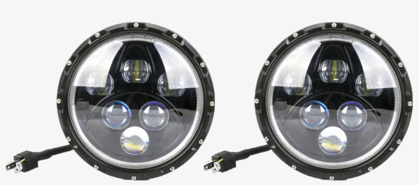 Jeep Wrangler Onyx Led Headlights, transparent png