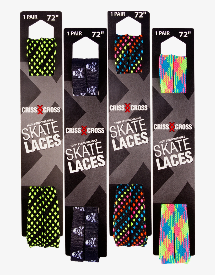 Criss Cross Laces Medium Width - Lacets De Roller Riedell Lacets Rainbow Plaid Rainbow, transparent png