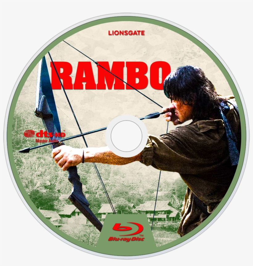 Rambo Bluray Disc Image - Rambo Blu Ray Disc, transparent png