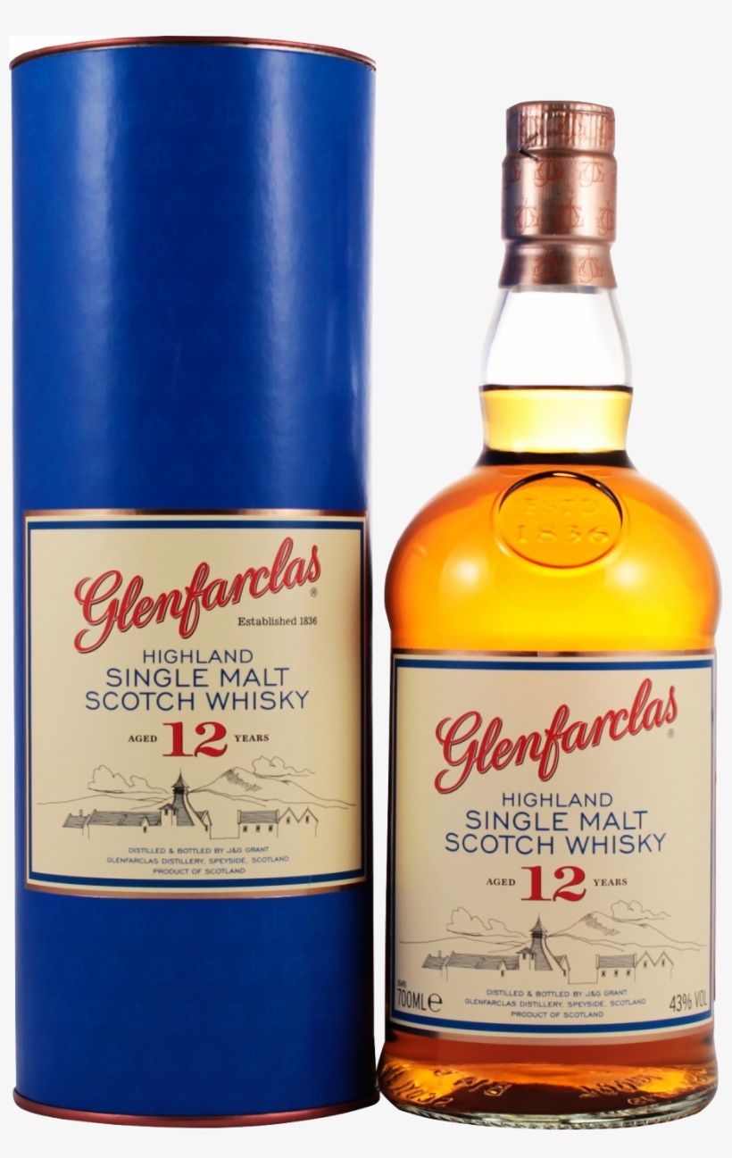Glenfarclas 12 Year Old Highland Single Malt - Glenfarclas 21 Year Old Single Malt Whisky, transparent png