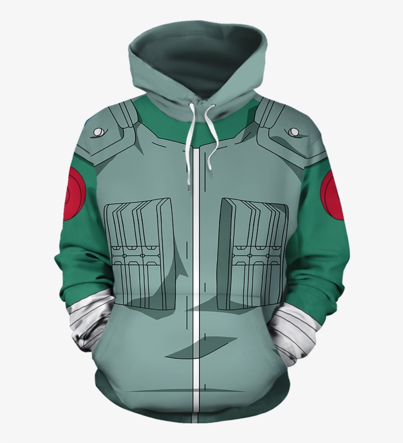 Naruto Rock Lee Uniex Hoodie - Hoodie, transparent png