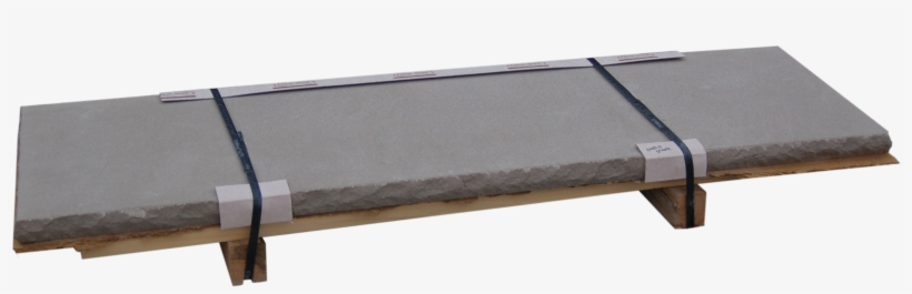 2'' X 6ft X 24'' Hearth Rock Faced 1 Long Edge - Outdoor Bench, transparent png