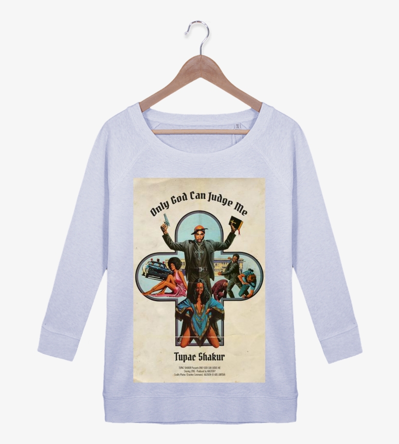 Sweat Manches 3/4 Femme Stella Amazes Tencel 2pac Par - Carteles Publicitarios De Religion, transparent png