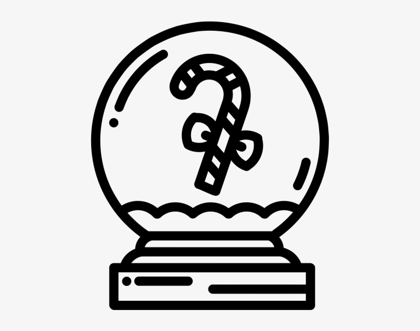 Snow Globe Rubber Stamp - Christmas Day, transparent png