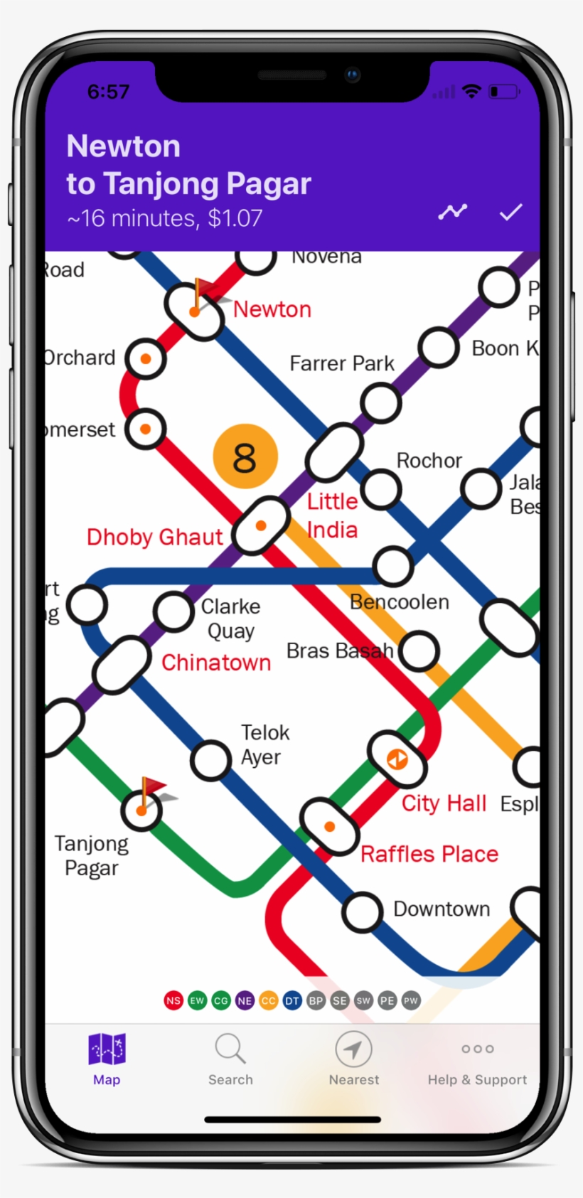 Support For The Iphone X - Explore Singapore, transparent png