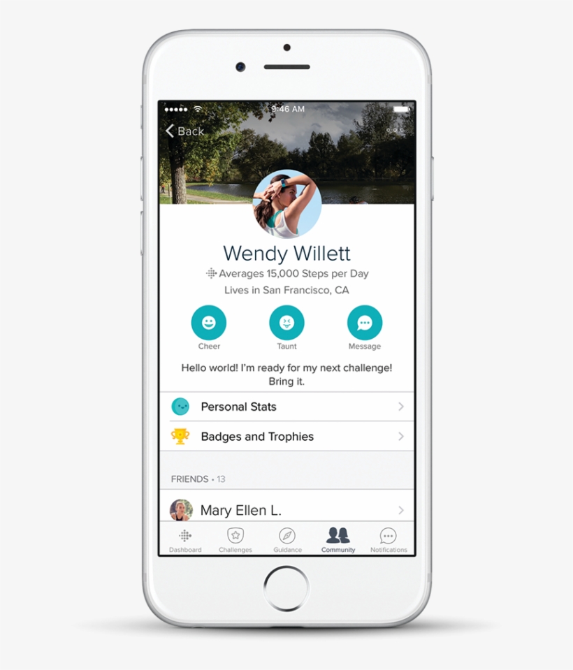 Fitbit Community Profile, transparent png