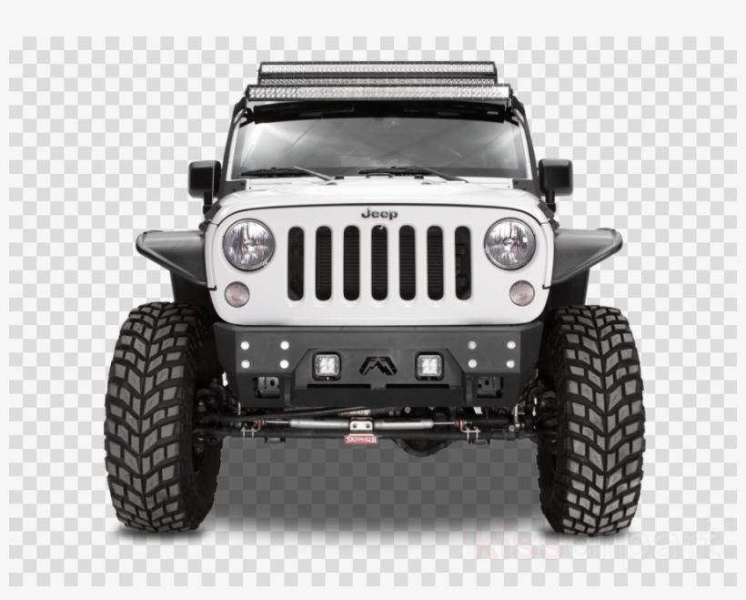 Jeep Jk Stubby Front Bumper Without Winch Clipart 2017 - Jeep Jk Stubby Front Bumper Without Winch, transparent png