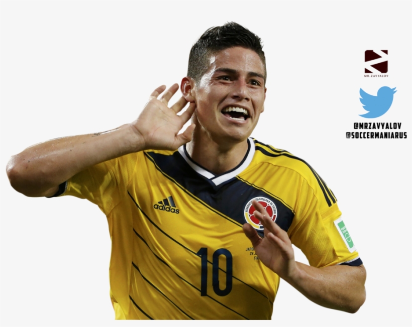 Photo James Rodriguez Cele 2 - Columbia Players, transparent png