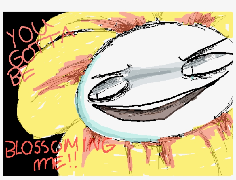 Flowey The Flower Got Dooped - Flowey, transparent png