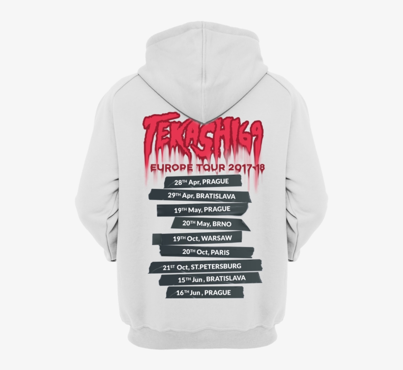6ix9ine X @yakshovica Hoodie White - 6ix9ine Hoodie, transparent png