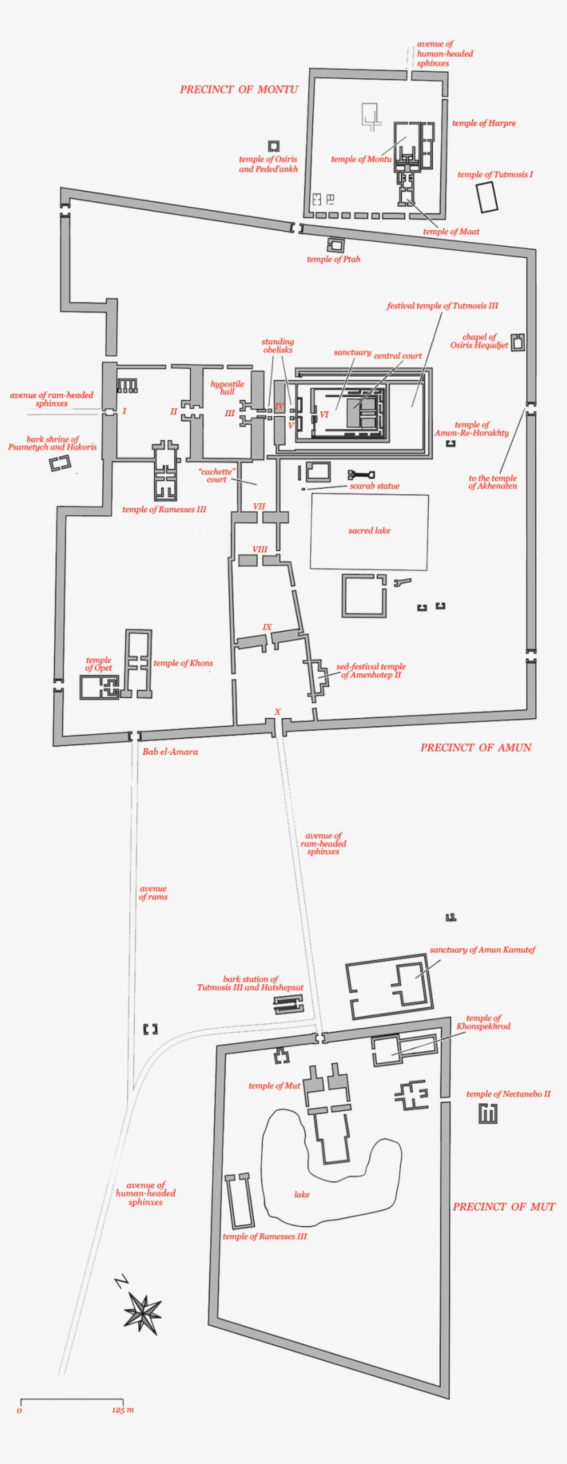 Of The Temples Of Karnak, Have All Made Possible This - Plan Świątyni Amona W Karnaku, transparent png